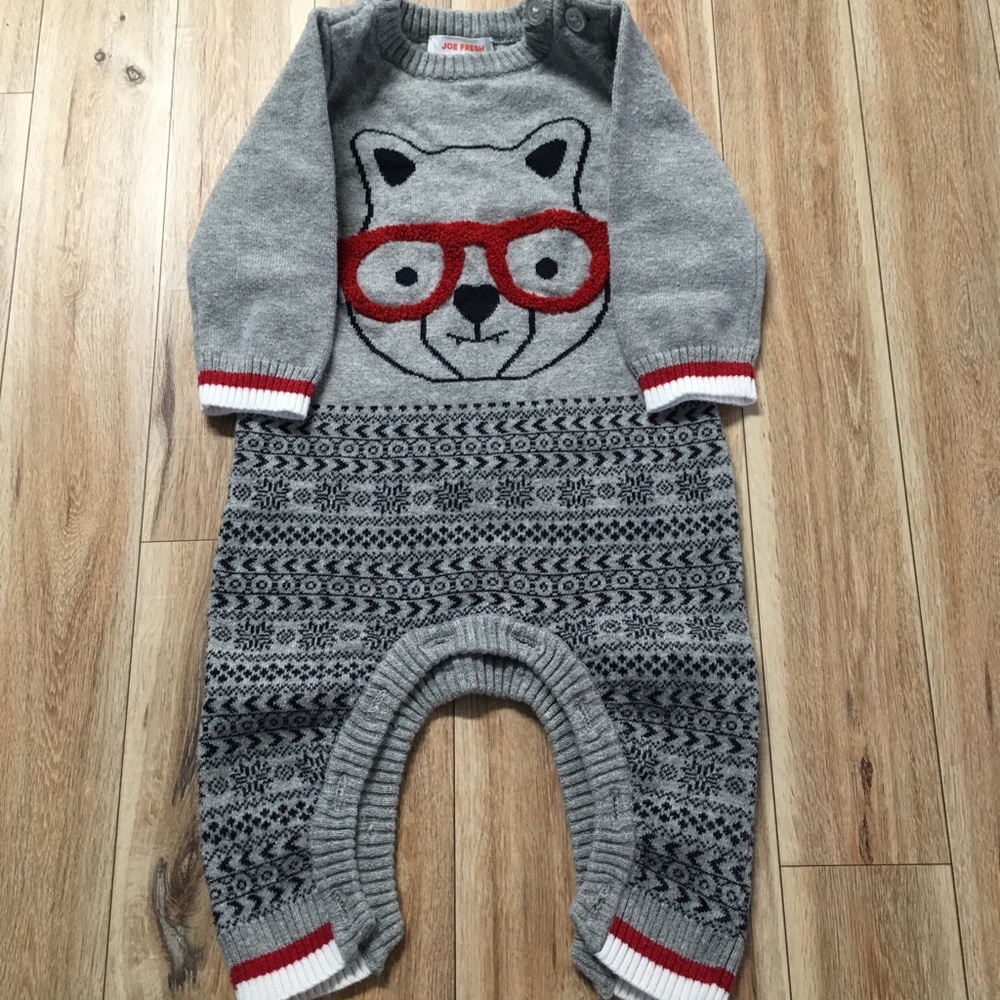 Joe Fresh 3-6 Month One Piece Knit